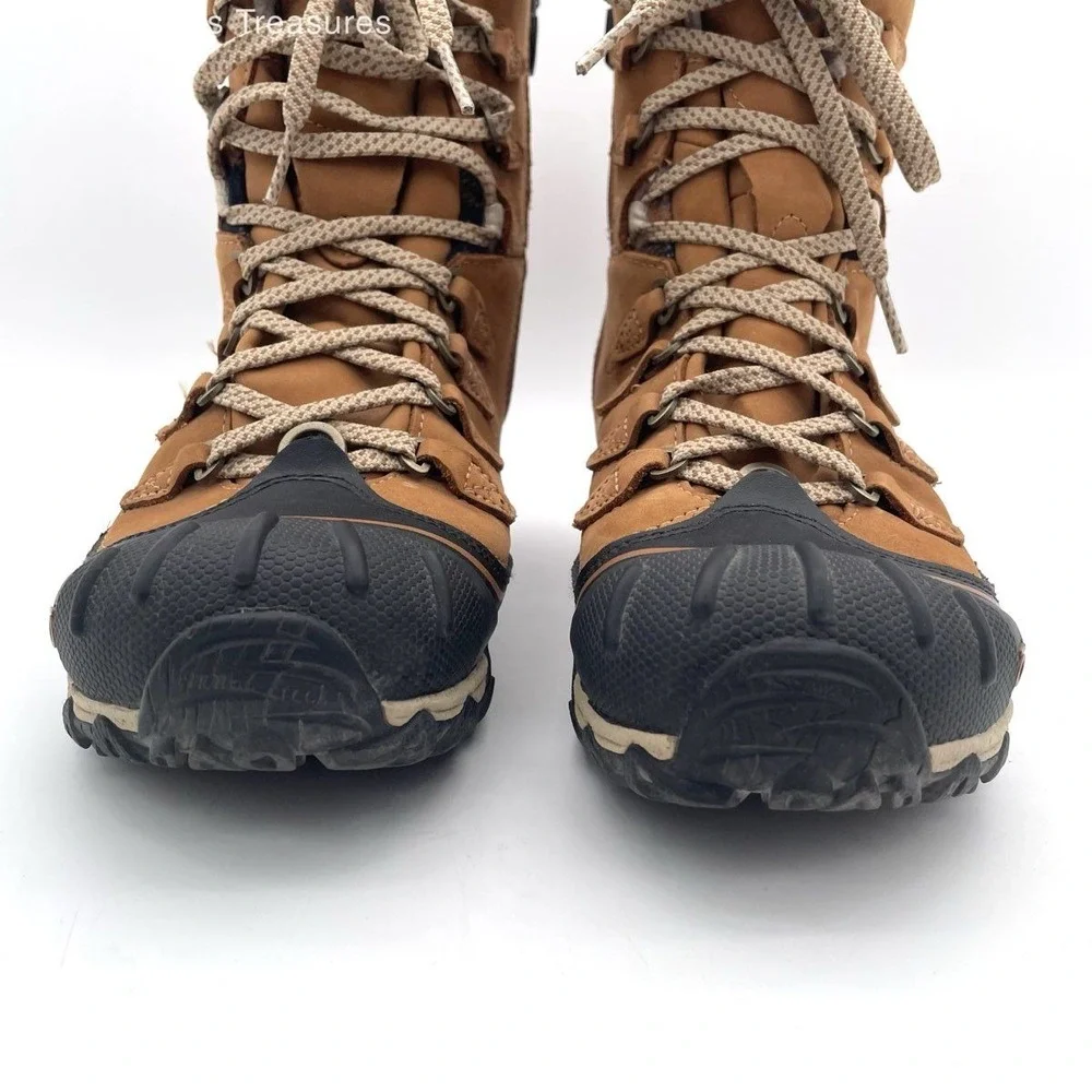 Oboz B-Dry Waterproof Insulated Winter Hiking Boots Women's 7.5 Brown Plaid 200g